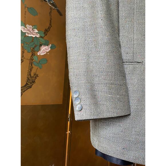 Vintage Pierre Cardin blazer in grey wool, size L - Picture 4 of 6
